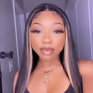TL27 pre plucked lace part wig